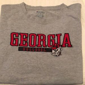 UNISEX Champion GA Bulldogs Tshirt